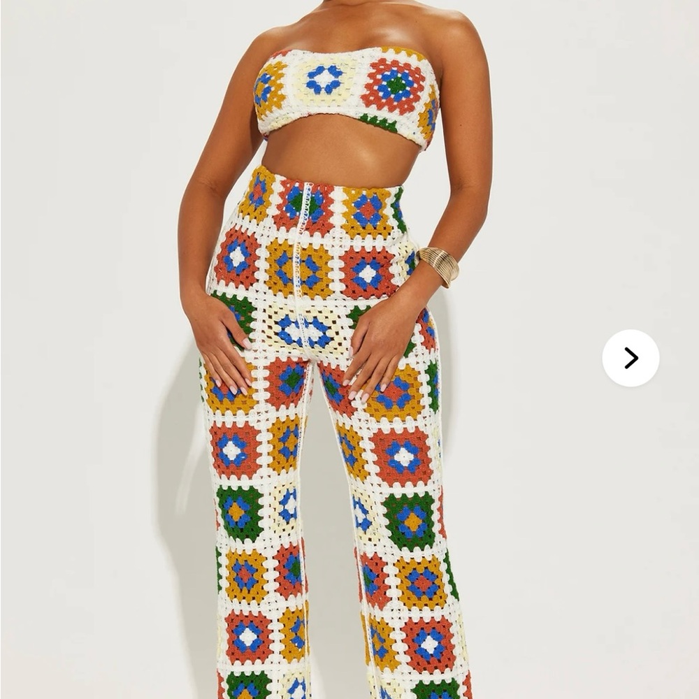 Desert Dreams Crotchet Pant Set